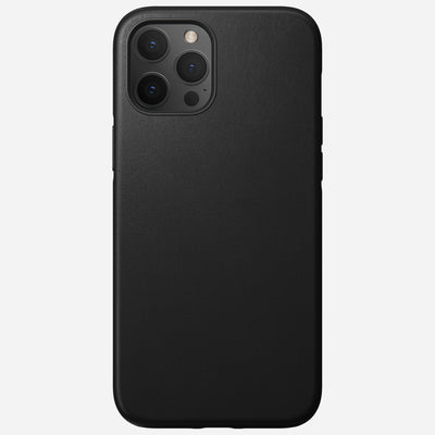 Open Box /// Modern Leather Case - iPhone 12 Pro Max | Black | Horween
