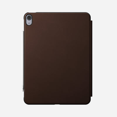 Modern Leather Folio - iPad Air (4th Gen) | Rustic Brown | Horween