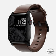 Modern Band - 45mm | Black Hardware | Rustic Brown | Horween