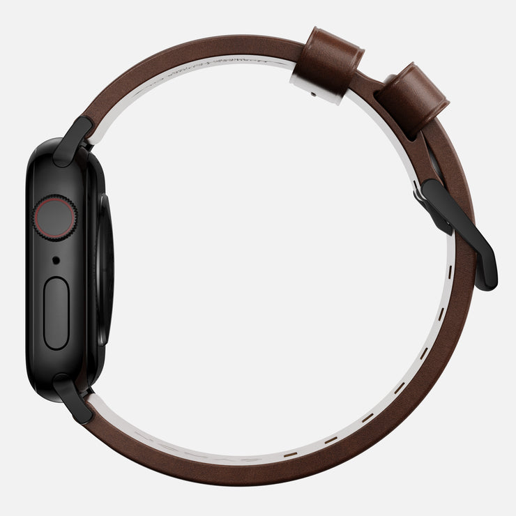 Modern Band - 45mm | Black Hardware | Rustic Brown | Horween