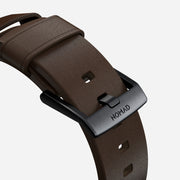 Modern Band - 45mm | Black Hardware | Brown | Nomad Leather