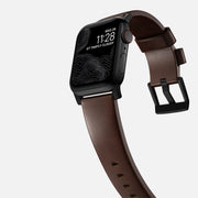 Modern Band - 45mm | Black Hardware | Rustic Brown | Horween