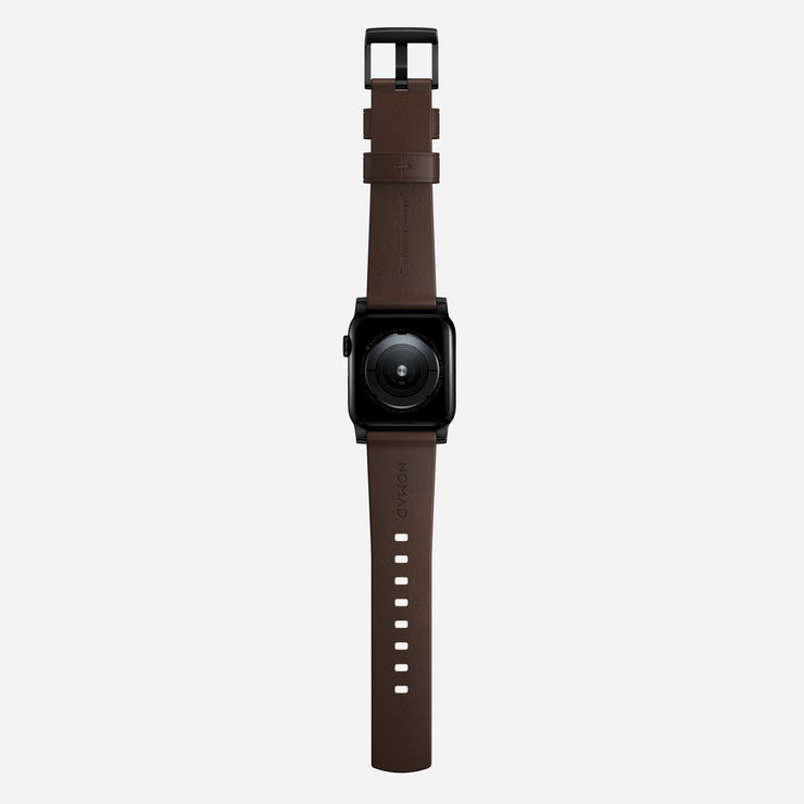 Modern Band - 45mm | Black Hardware | Brown | Nomad Leather