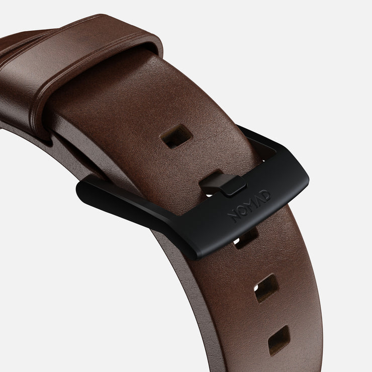 Modern Band - 41mm | Black Hardware | Rustic Brown | Horween