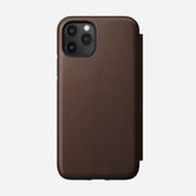 Rugged folio rustic brown iphone 11 pro