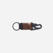 Leather Keychain Clip Closed