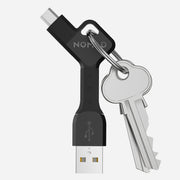 Front view of the Legacy Micro USB Key, showcasing its compact design and flexible connector