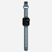 Whole view of the Marine Blue Sport Band, demonstrating its versatility for various activities